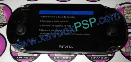 redémarrage ps vita