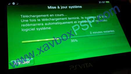 mise a jour ps vita